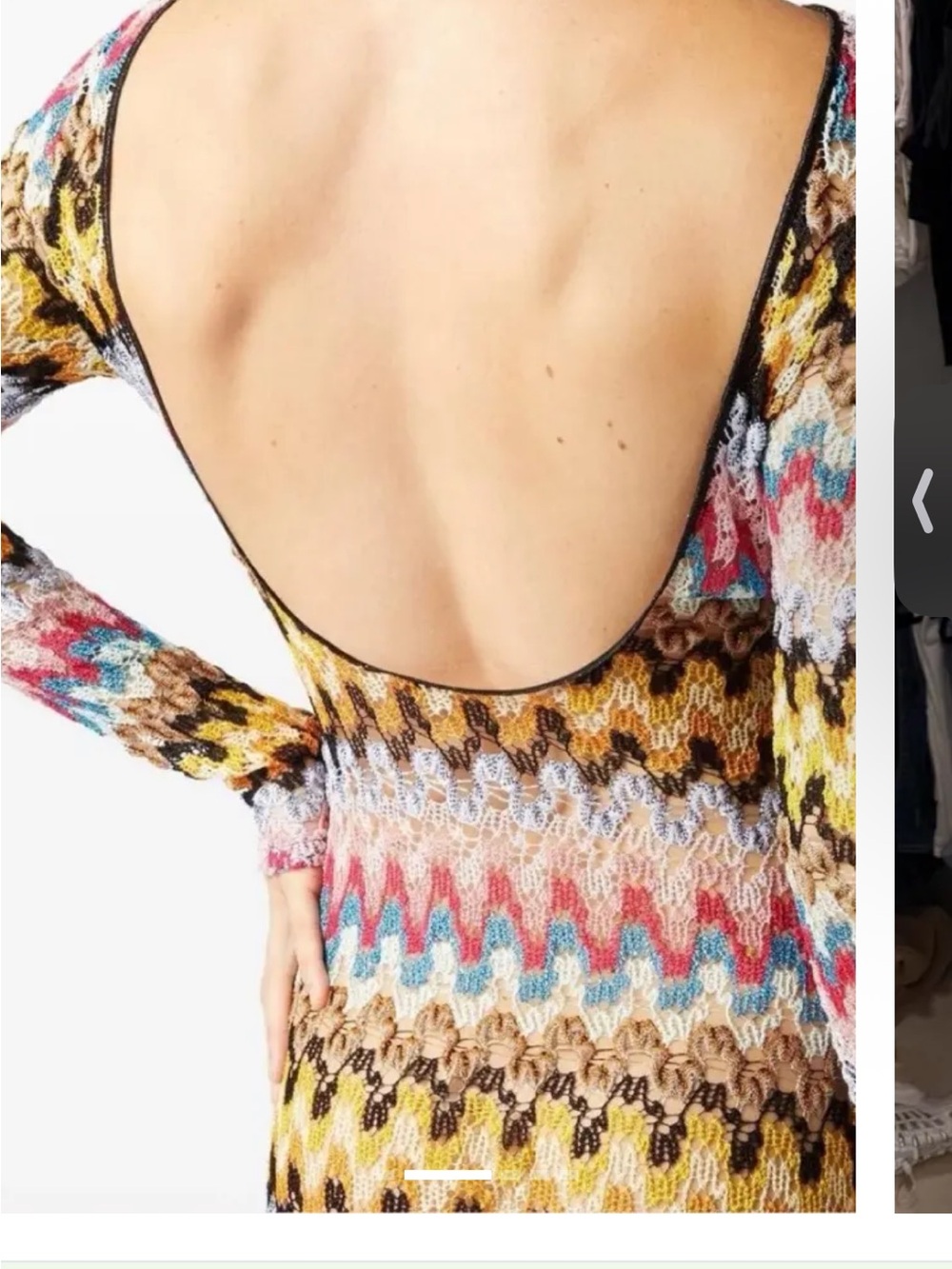 Missoni Multicolor Zigzag Knit Maxi Dress - Picture 8 of 8